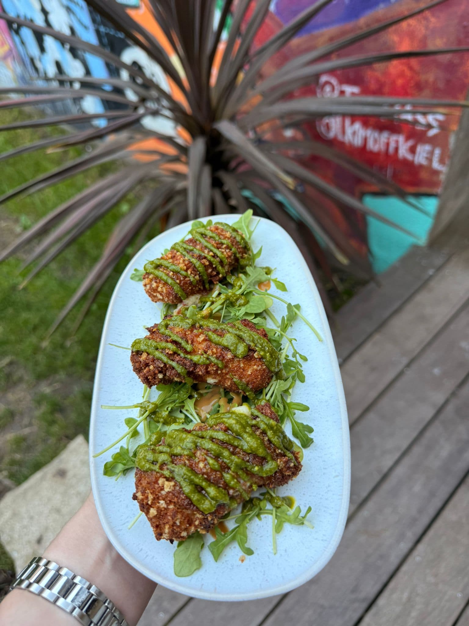 Tenders sauce pesto